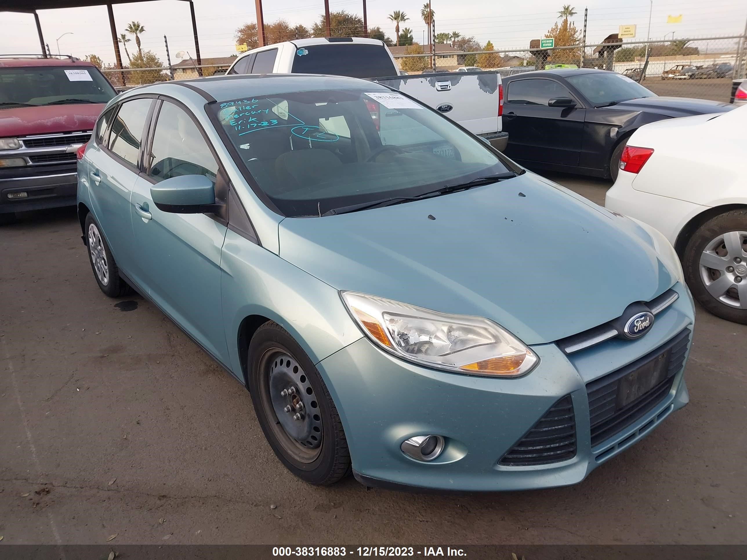 FORD FOCUS 2012 1fahp3k21cl314764