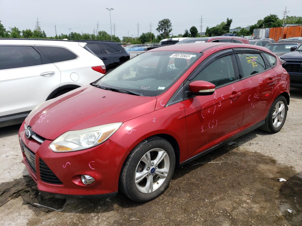 FORD FOCUS 2012 1fahp3k24cl347077