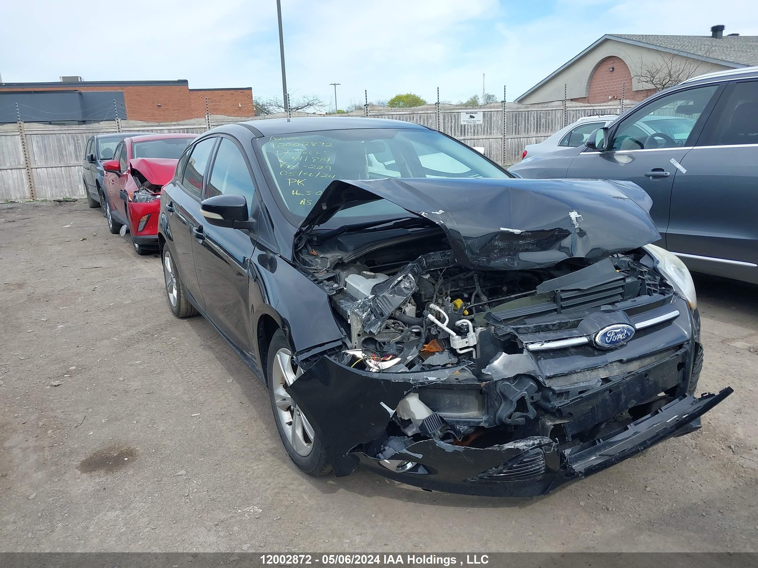 FORD FOCUS 2012 1fahp3k24cl411814