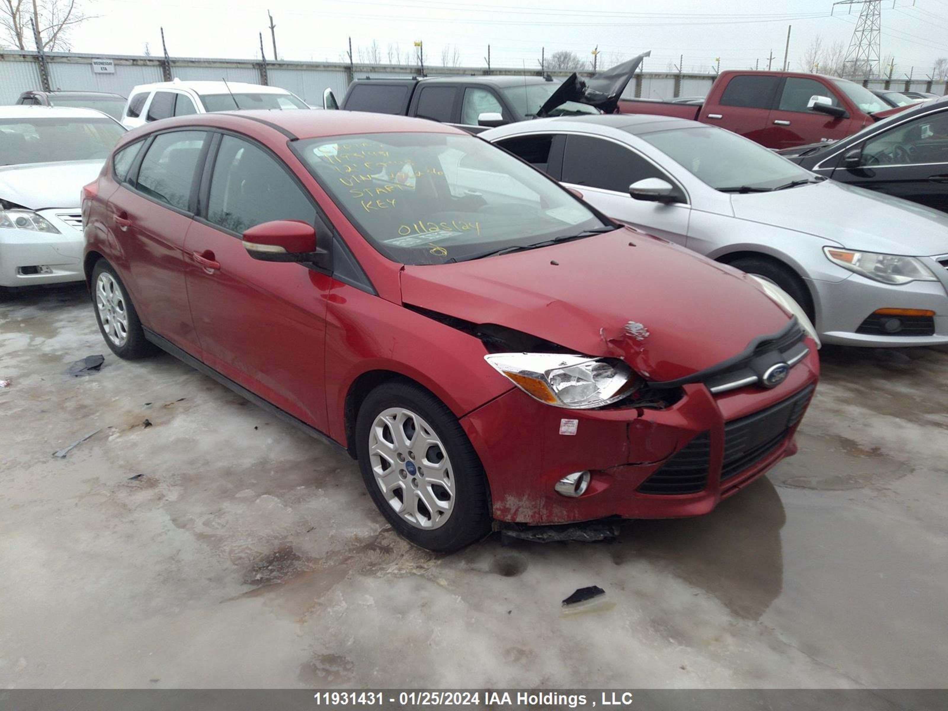 FORD FOCUS 2012 1fahp3k25cl296236