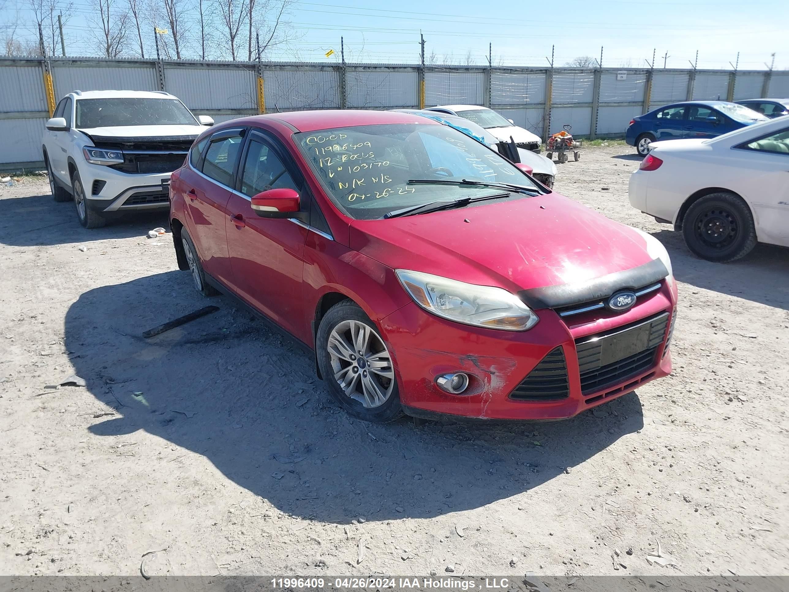 FORD FOCUS 2012 1fahp3m26cl103170