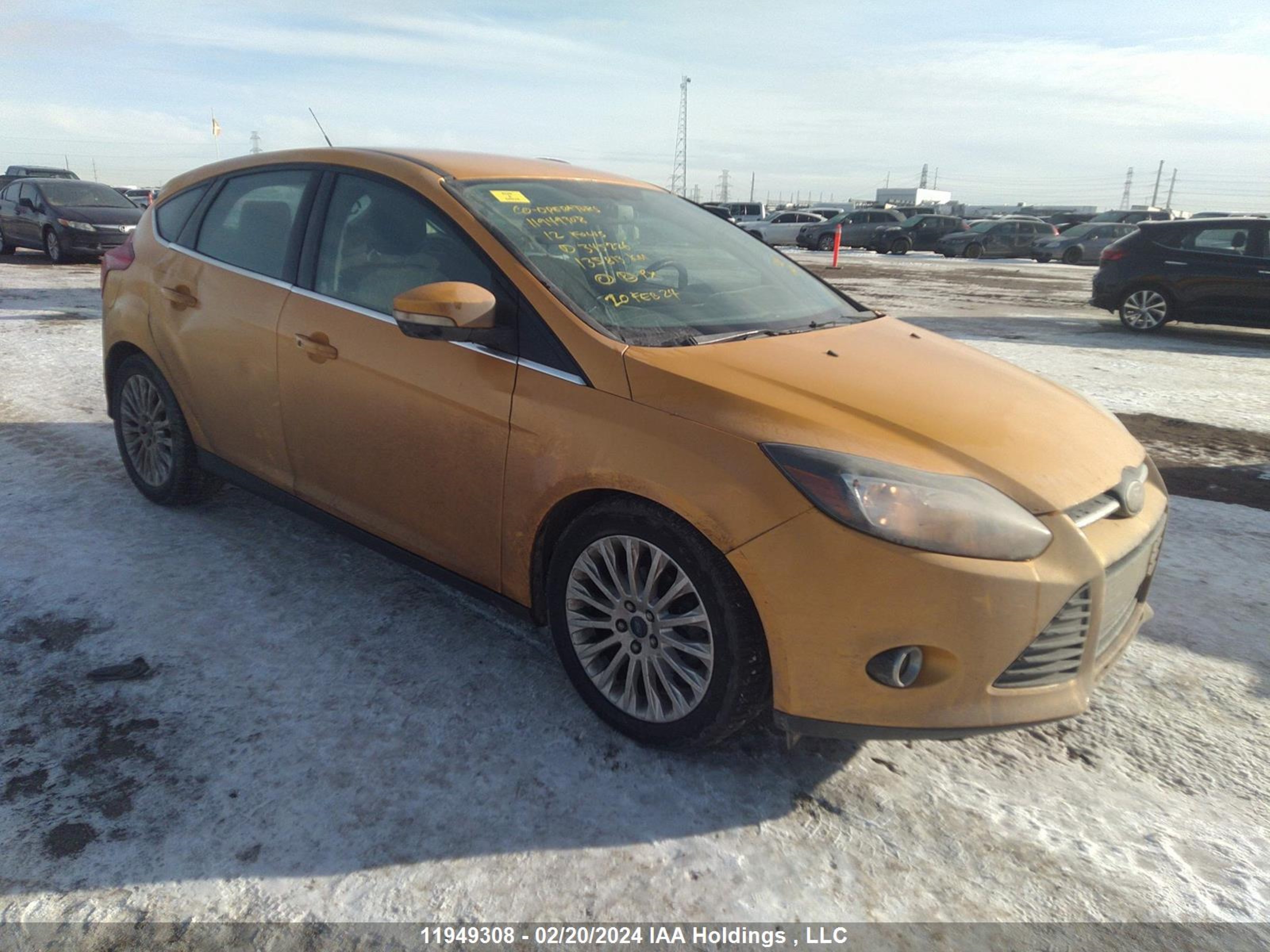 FORD FOCUS 2012 1fahp3n22cl345226