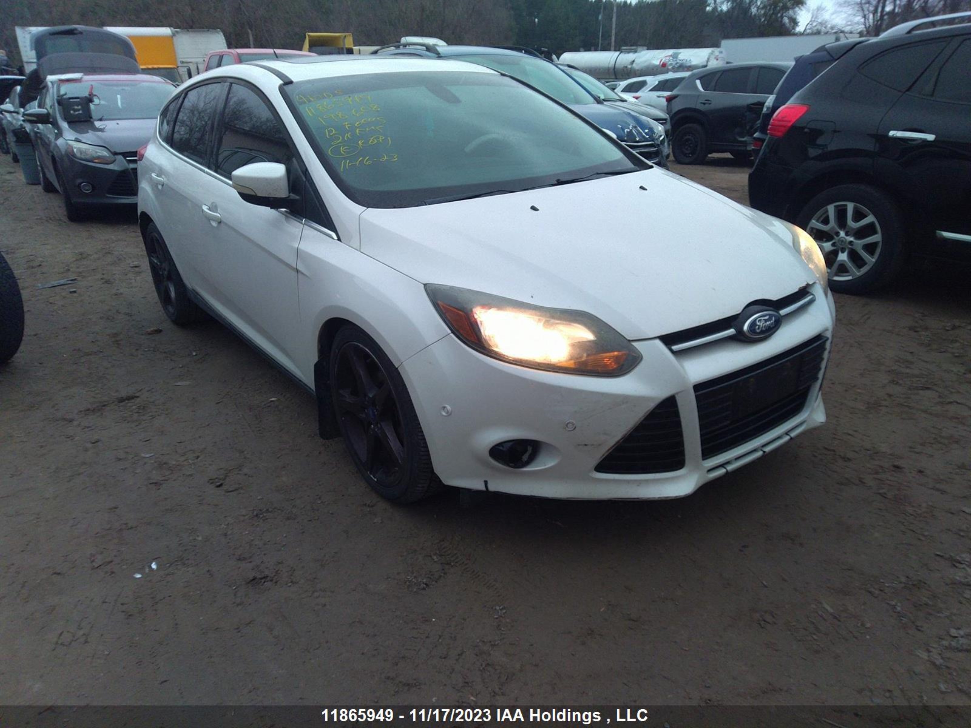 FORD FOCUS 2012 1fahp3n23cl198608