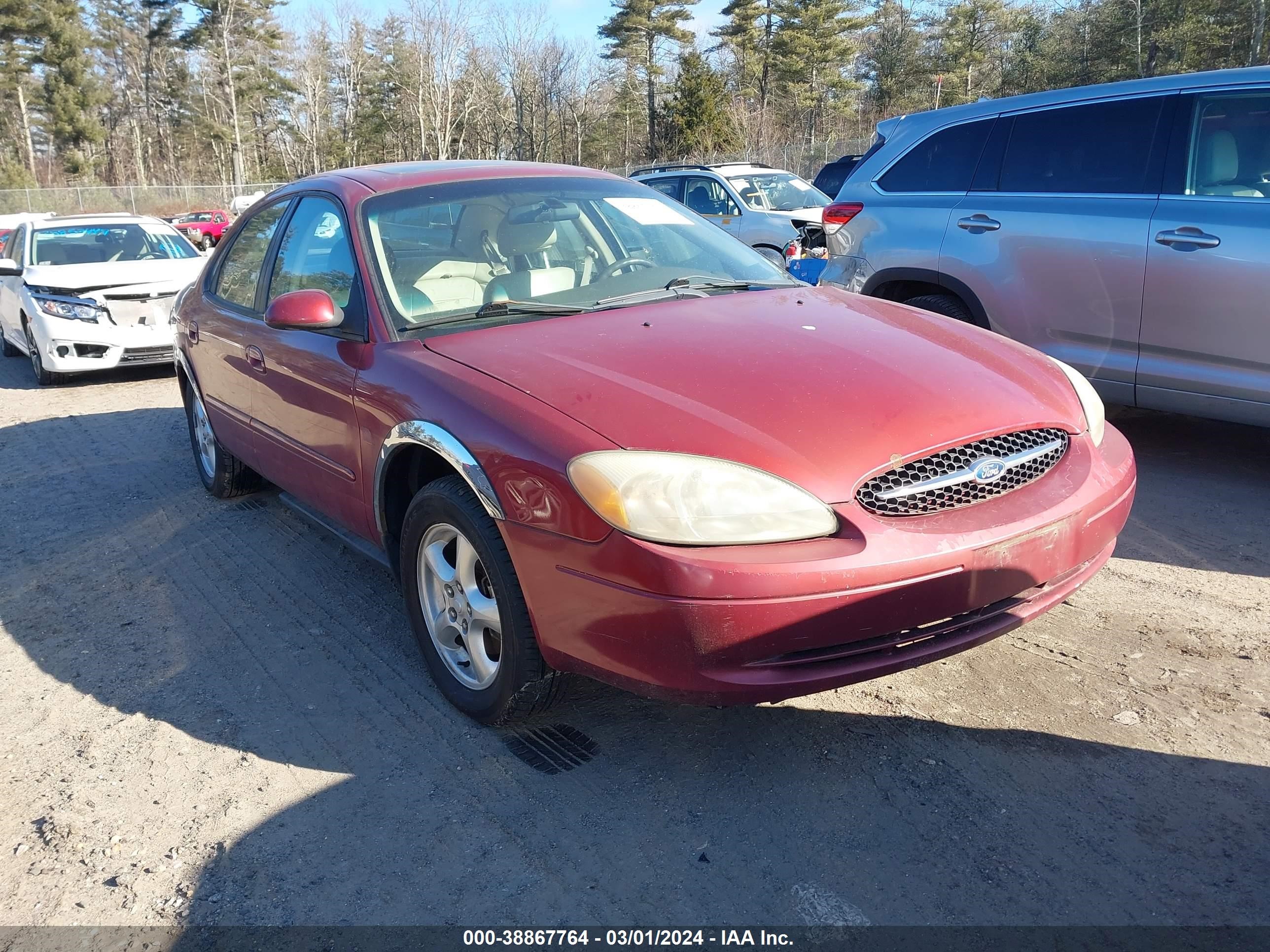 FORD TAURUS 2002 1fahp55s12g270716