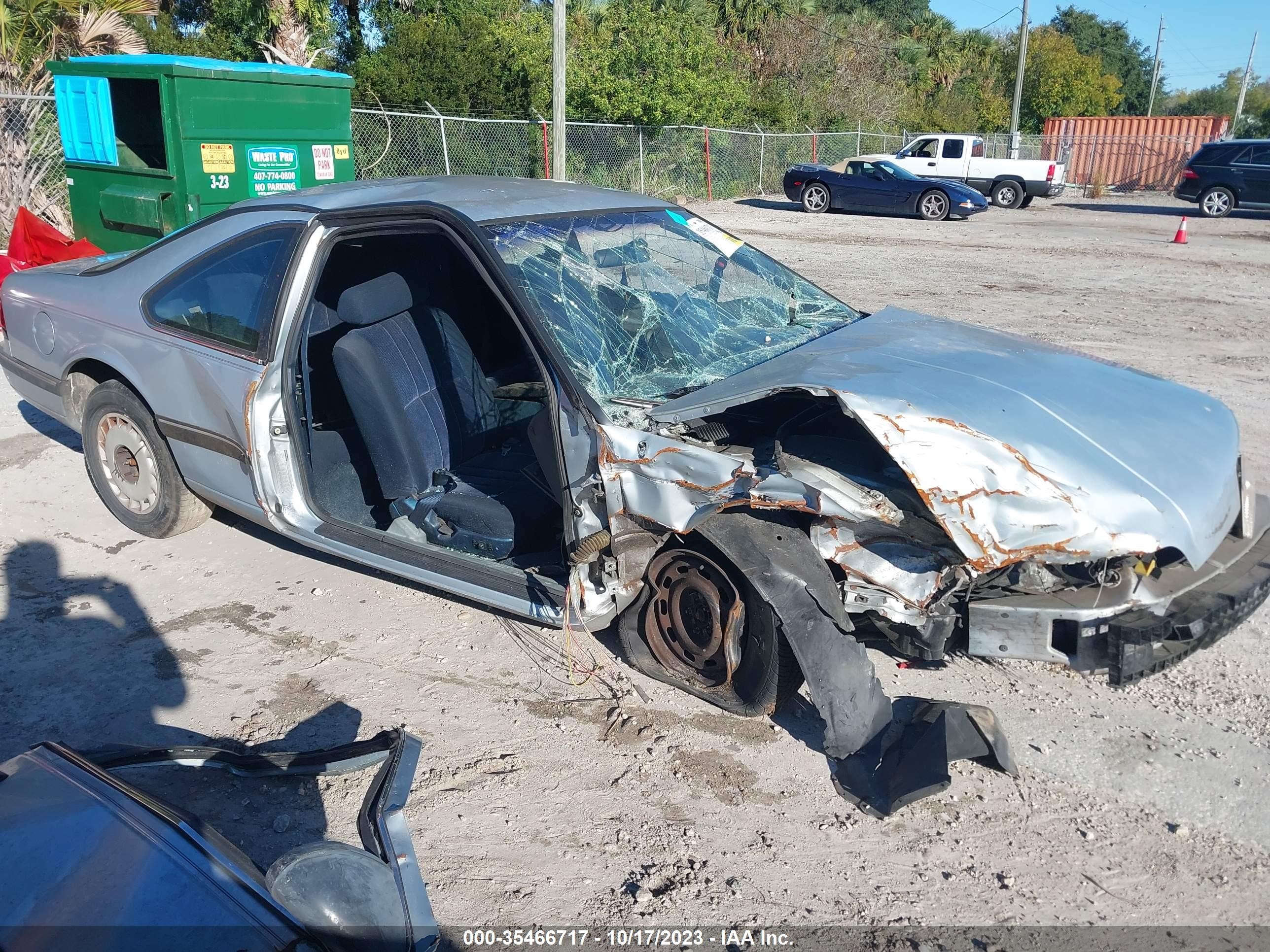 FORD THUNDERBIRD 1989 1fapp6042kh145888