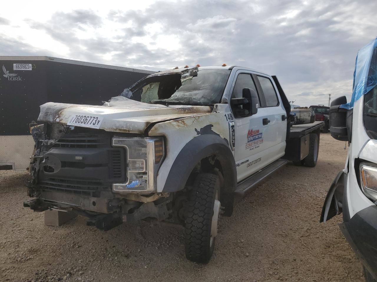 FORD F550 2018 1fd0w5ht7jec68215