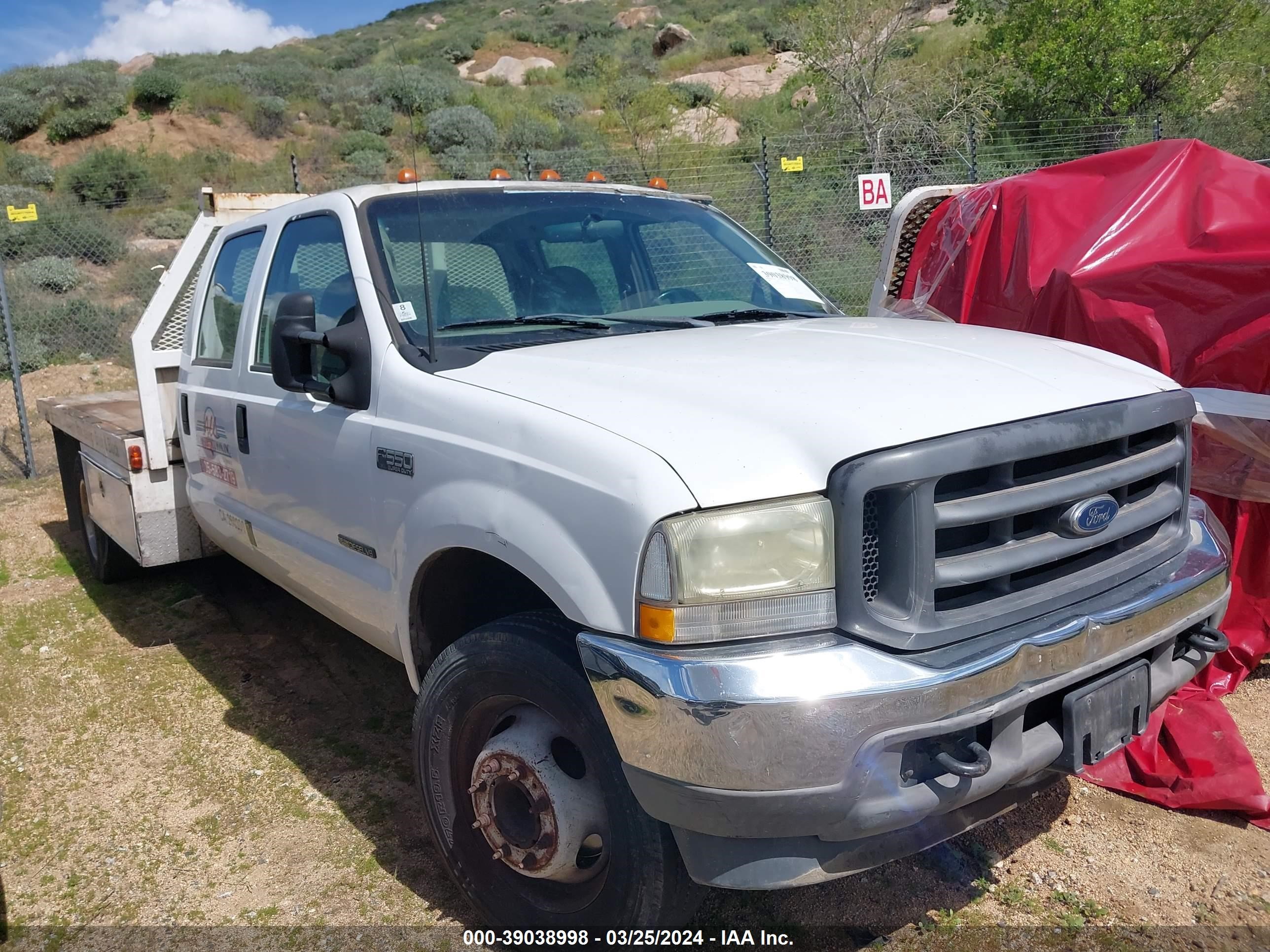 FORD F550 2002 1fdaw56fx2ed29012