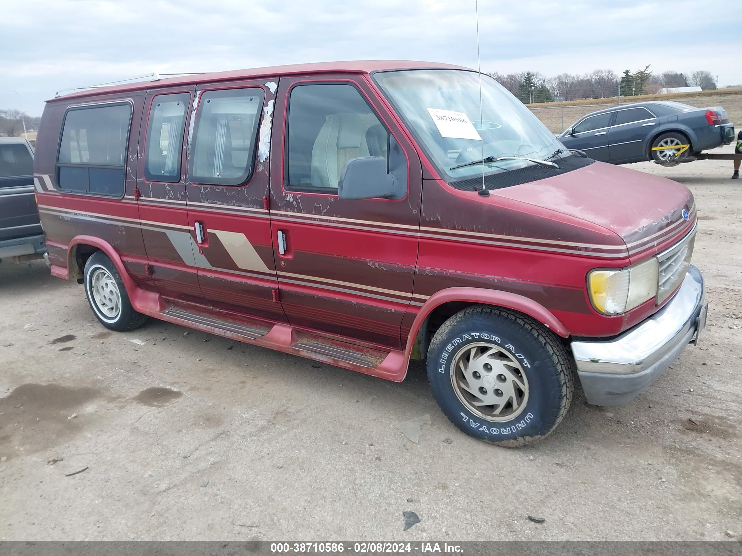 FORD ECONOLINE 1993 1fdee14n1phb43386