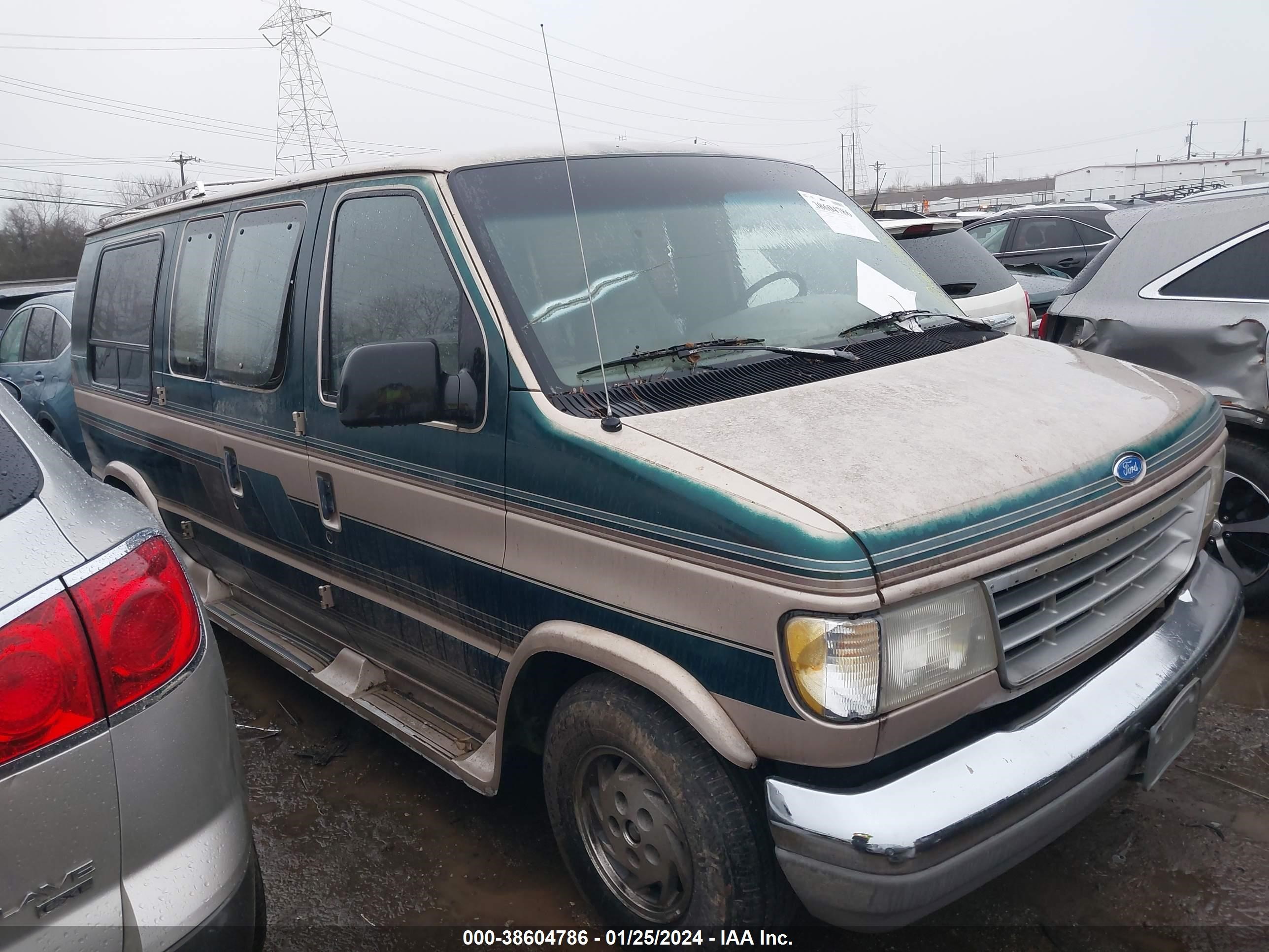 FORD ECONOLINE 1993 1fdee14nxphb48537