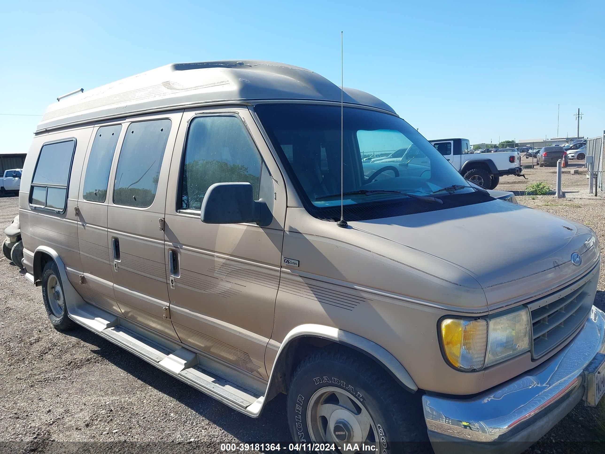 FORD ECONOLINE 1993 1fdee14nxphb55830