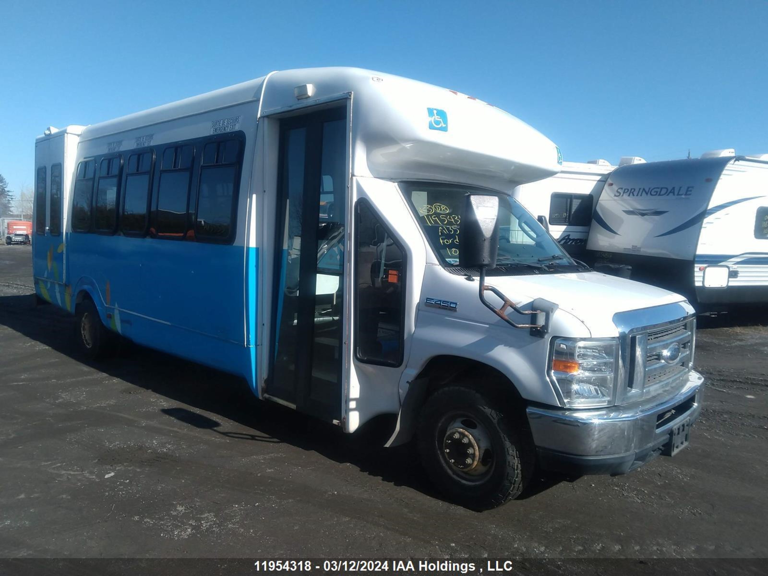 FORD ECONOLINE 2012 1fdfe4fs3cda13555