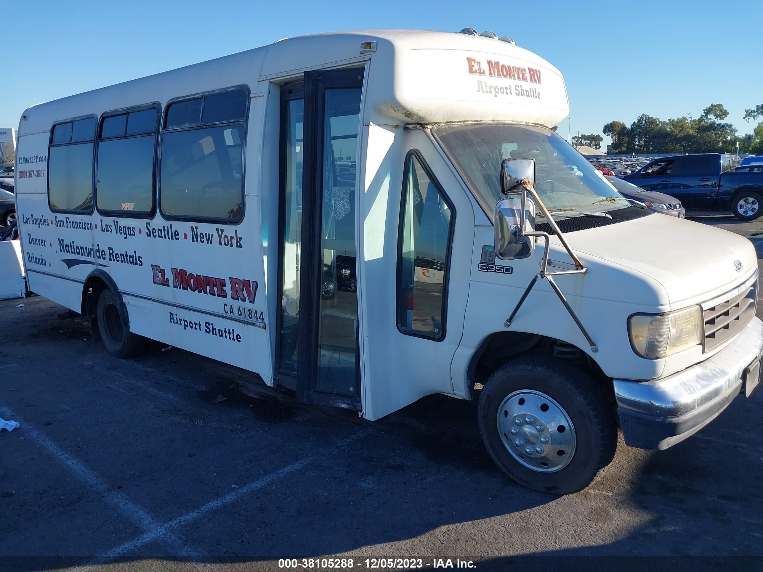 FORD ECONOLINE 1992 1fdke30g6nha99372