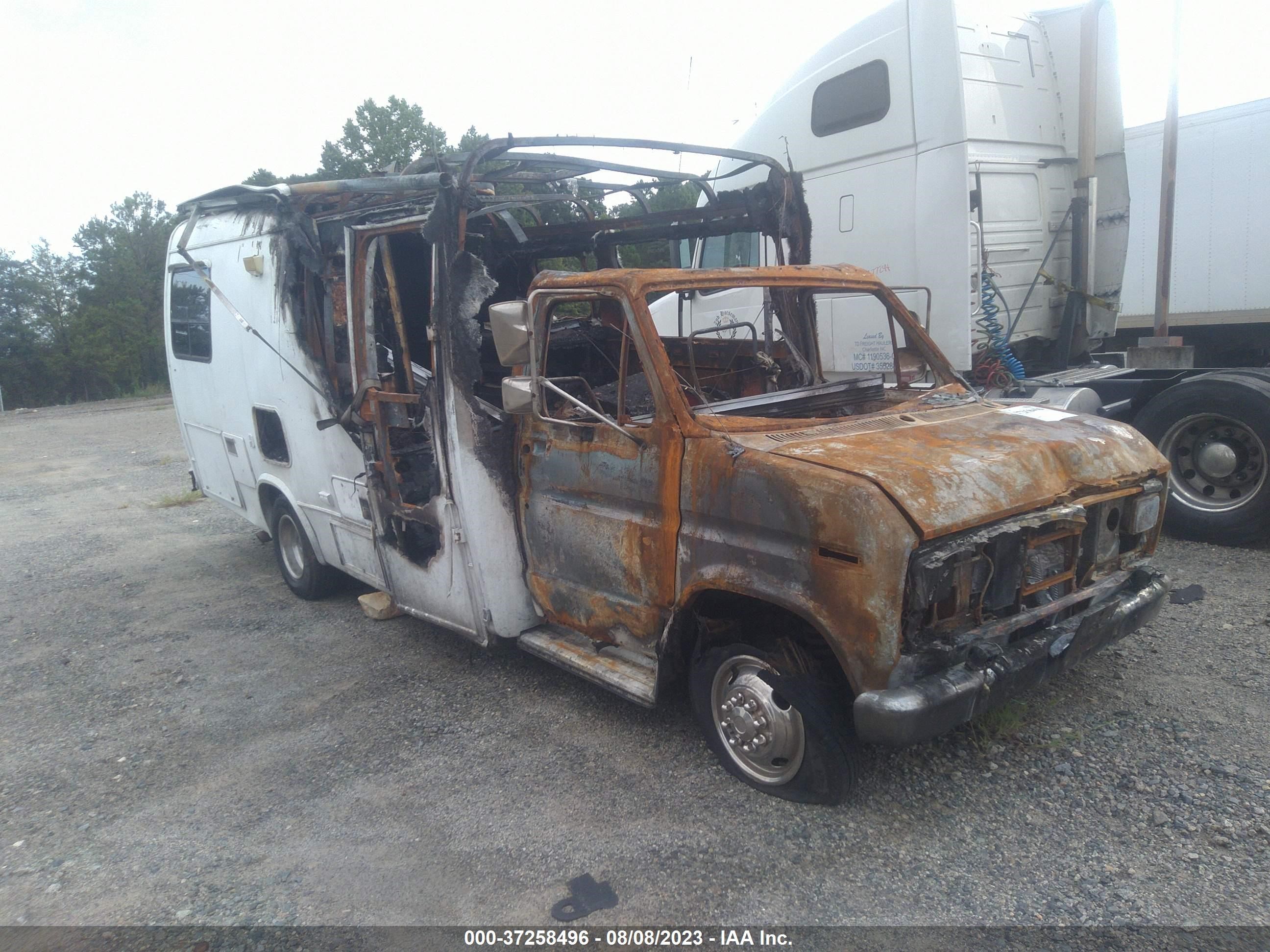 FORD ECONOLINE 1988 1fdke30g7jhc20968