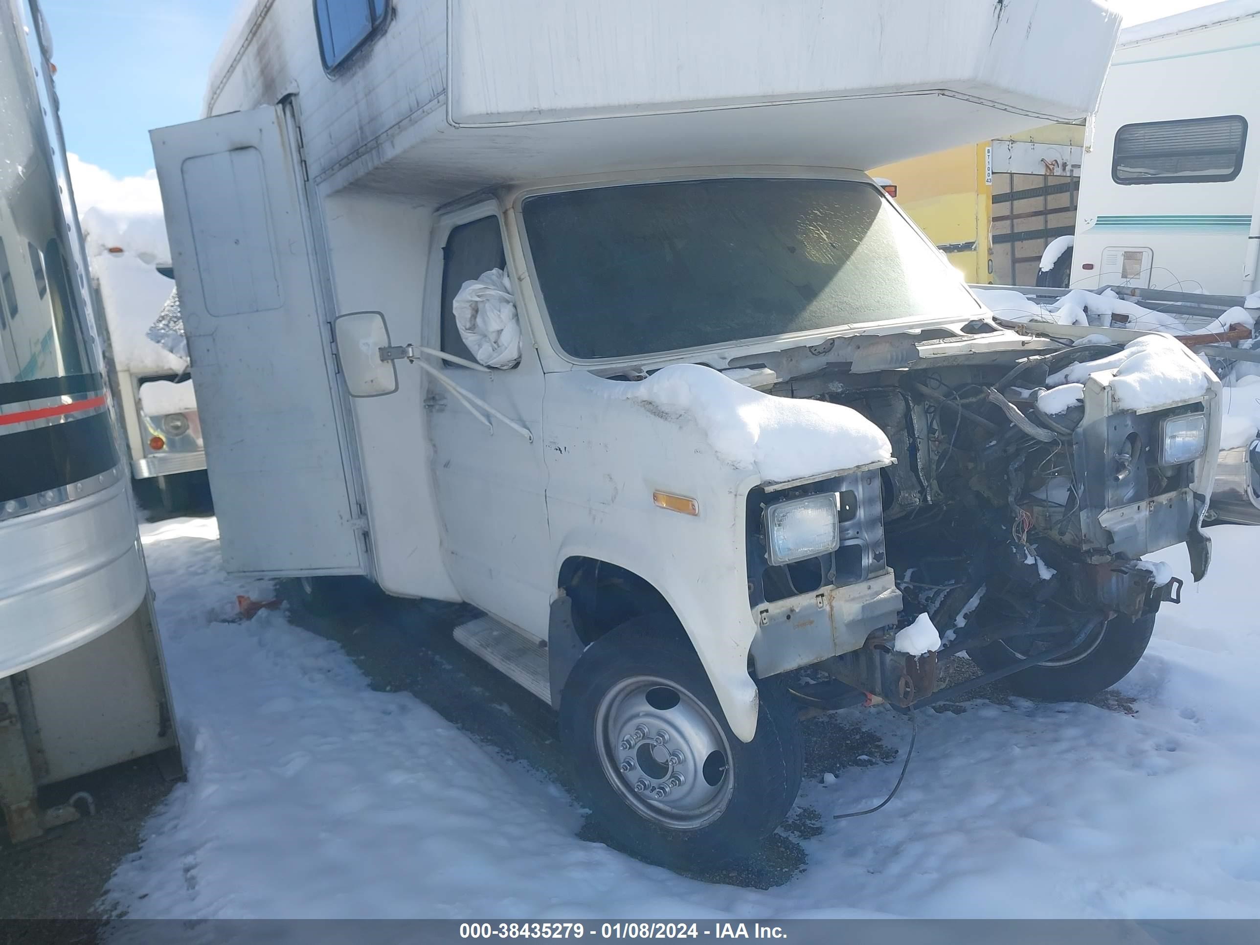 FORD ECONOLINE 1986 1fdke30h1ghb82087