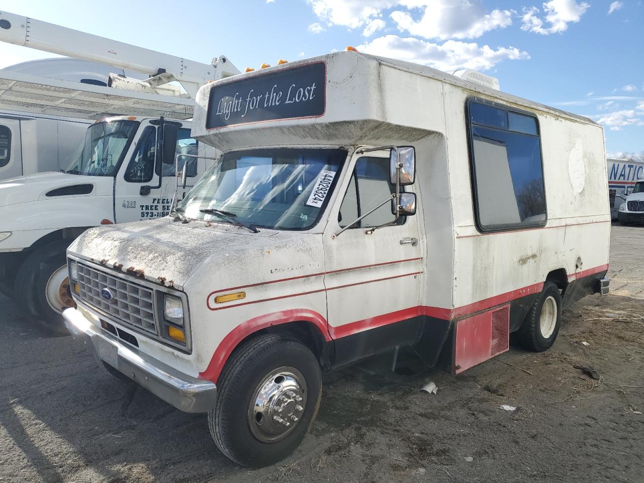 FORD ECONOLINE 1987 1fdke30l0hhc10161