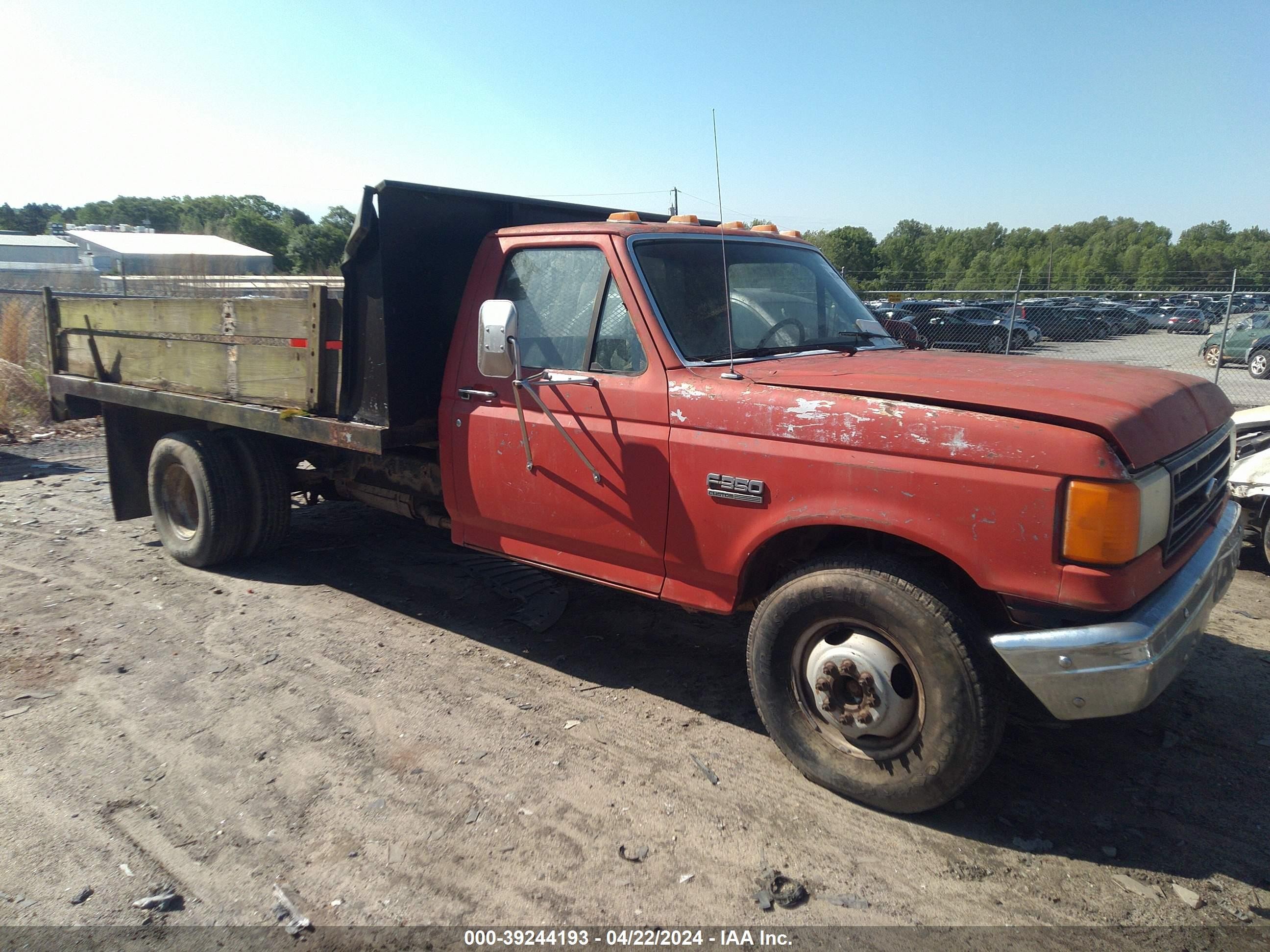 FORD F350 1988 1fdkf37h4jnb59401