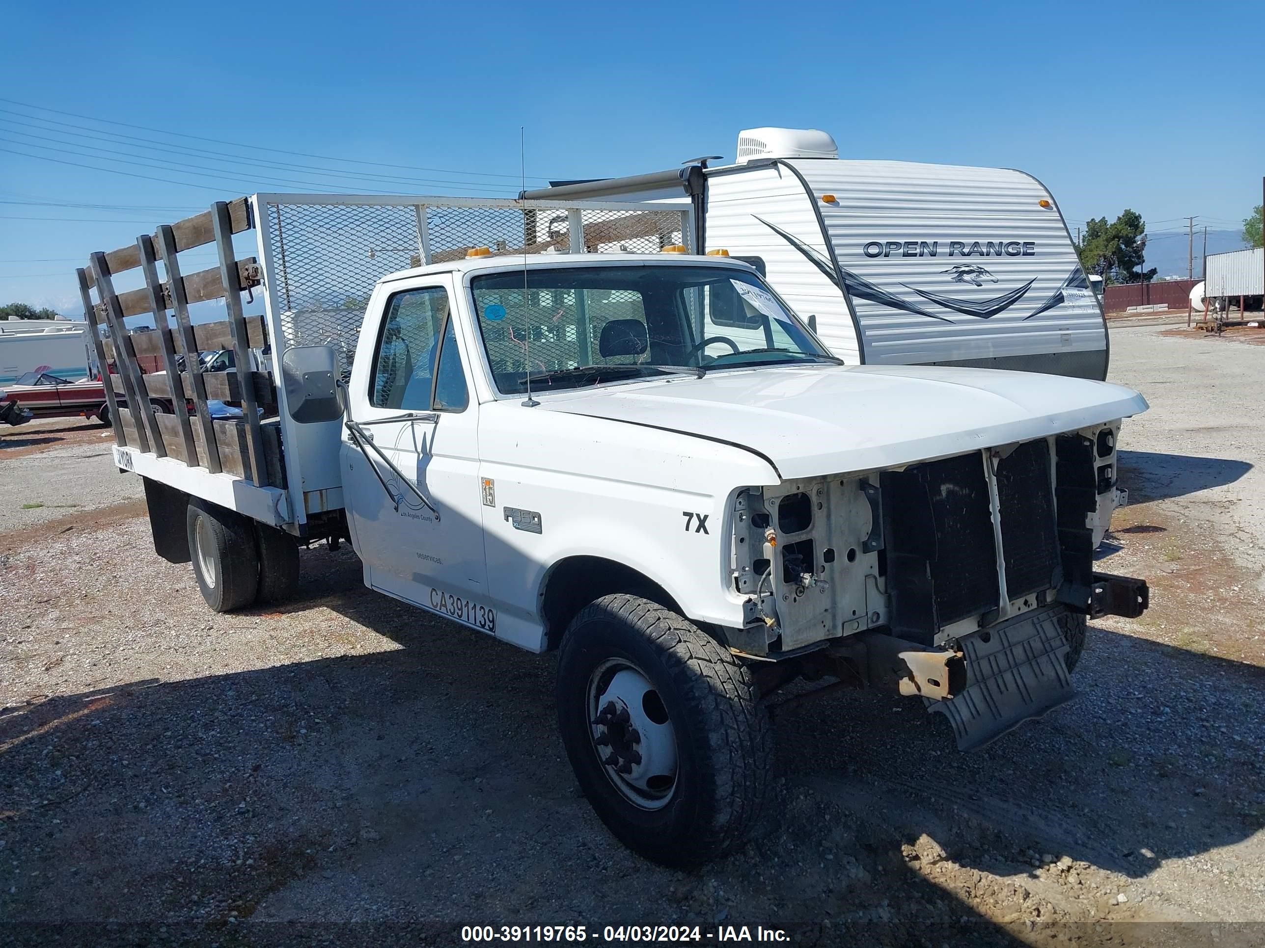 FORD F350 1994 1fdkf37h8rea34977