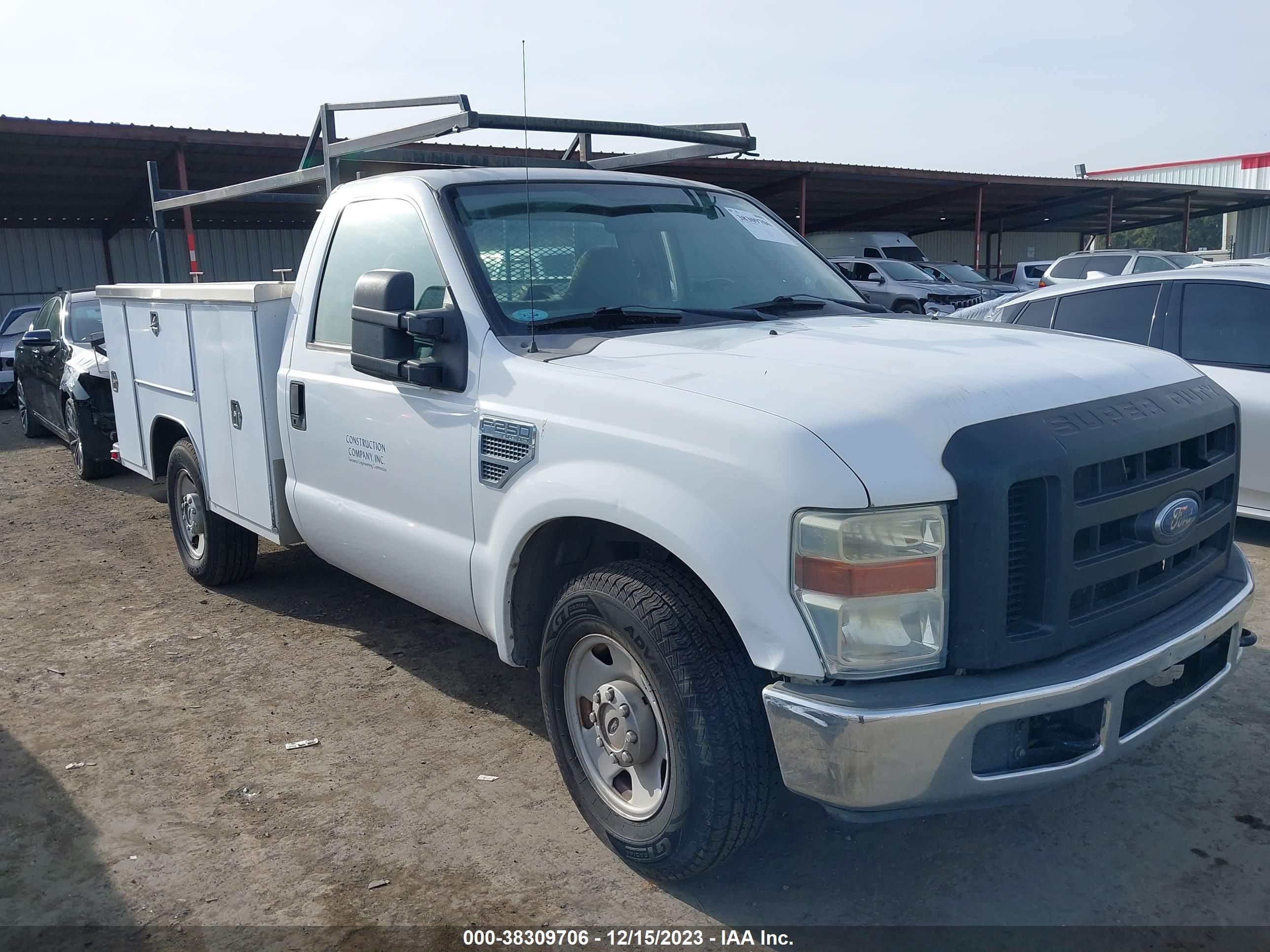 FORD F250 2008 1fdnf205x8ea36705