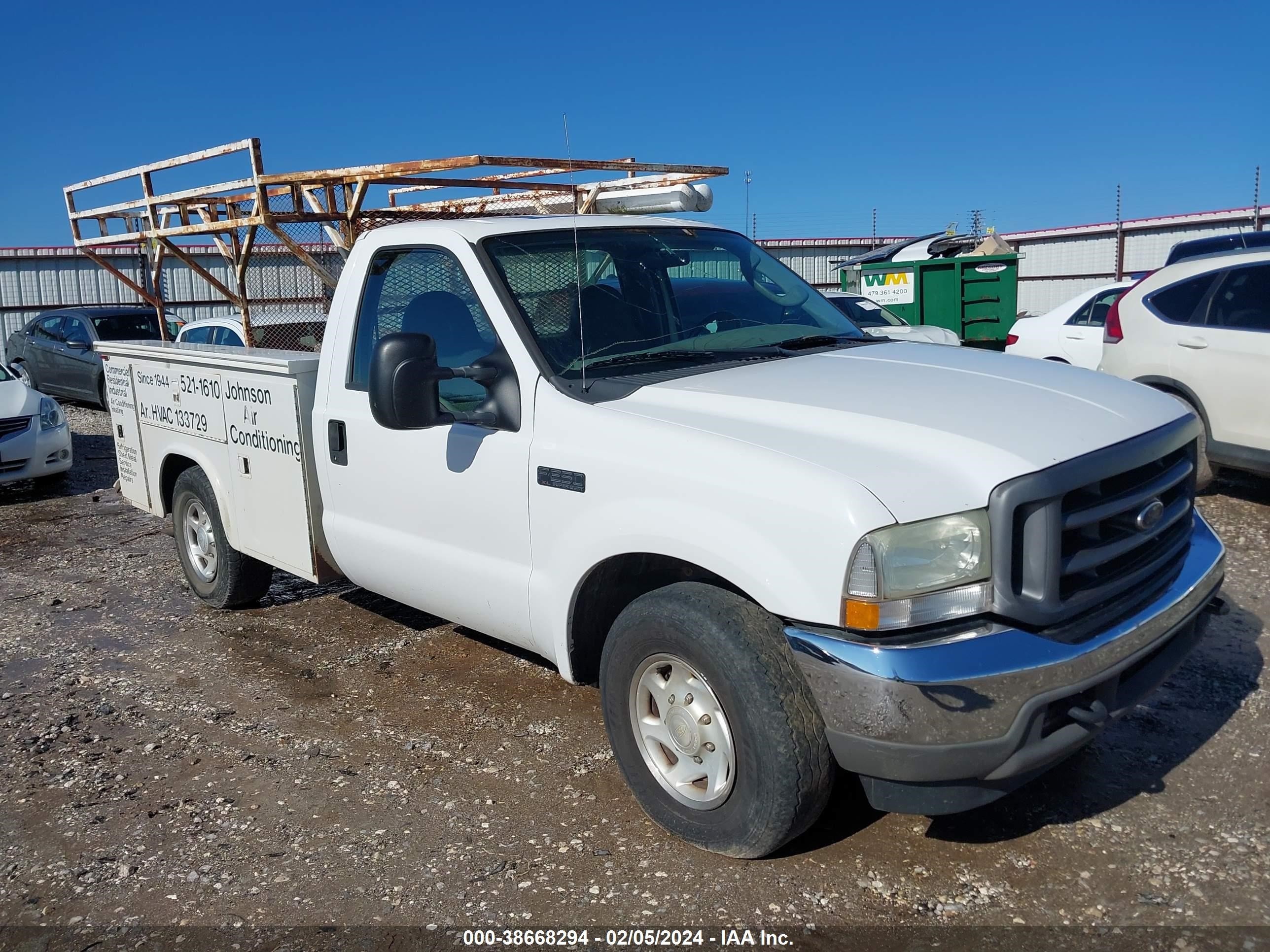 FORD F250 2004 1fdnf20l94ec12619