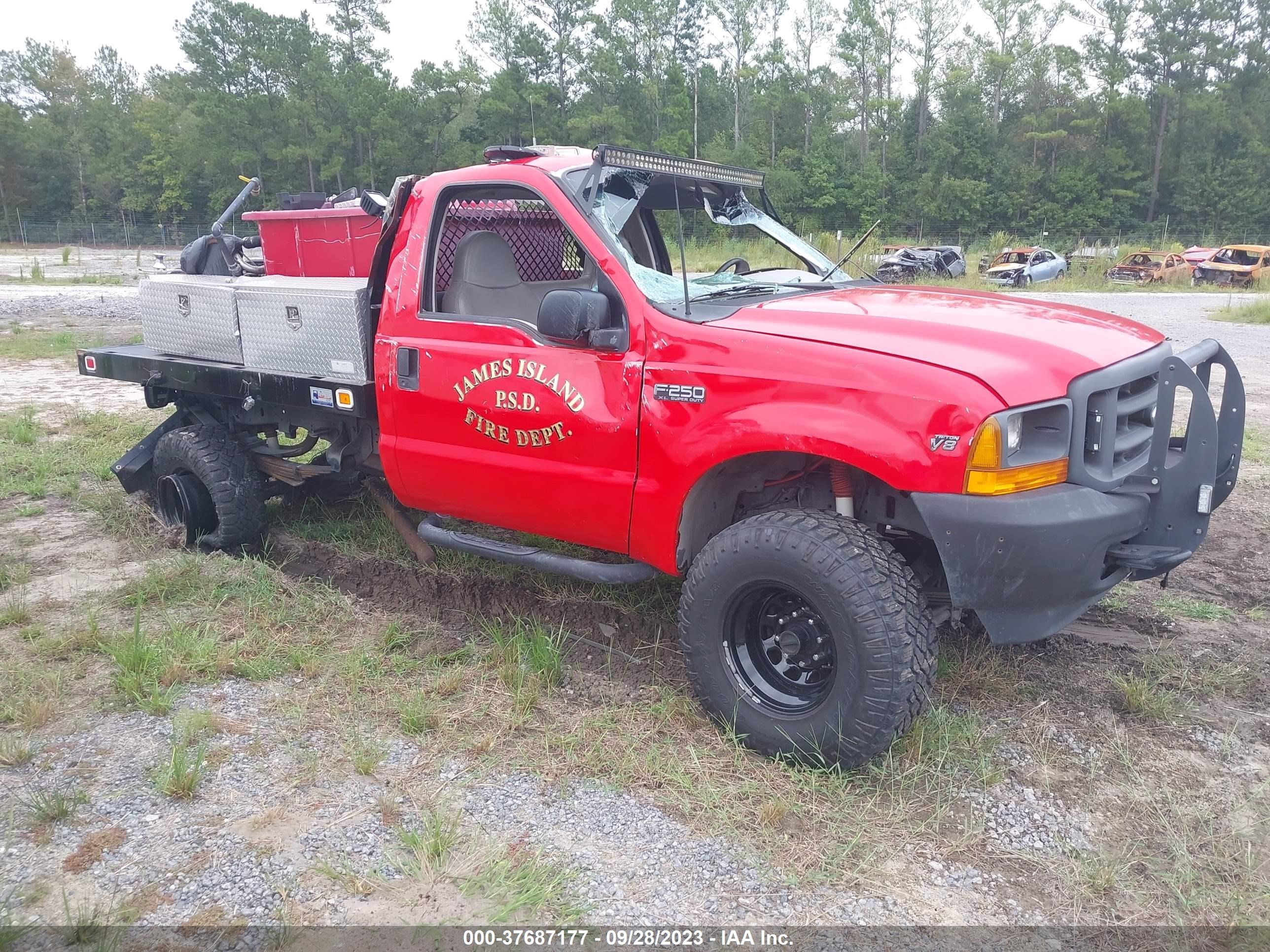 FORD F250 2001 1fdnf21l41eb15144