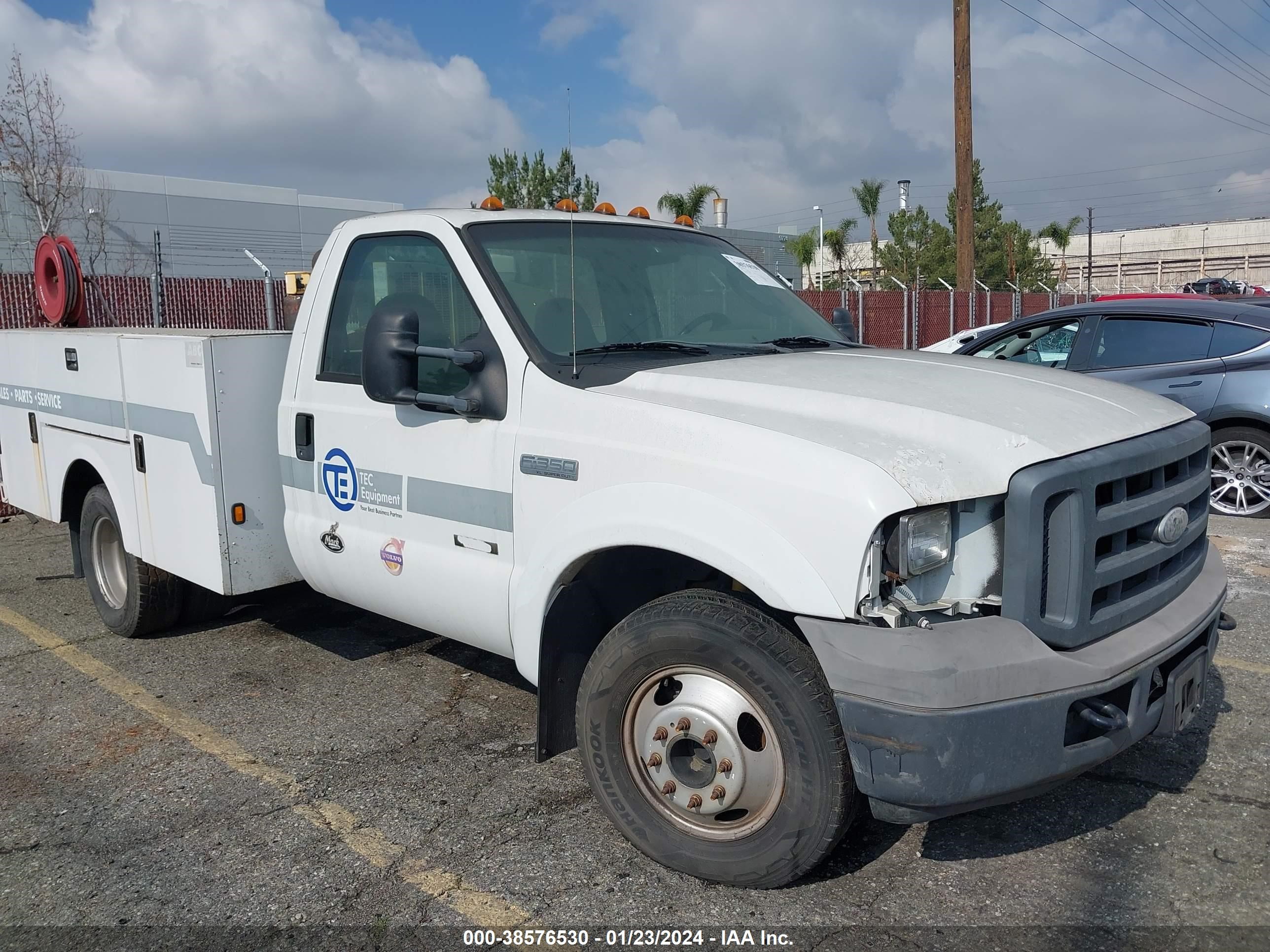 FORD F350 2005 1fdwf36p75eb62499