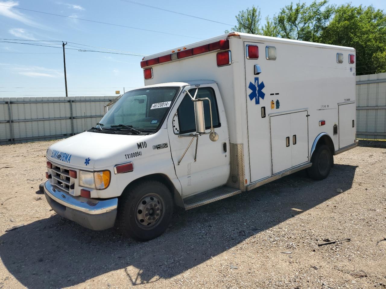 FORD ECONOLINE 2001 1fdxe45f81ha88329