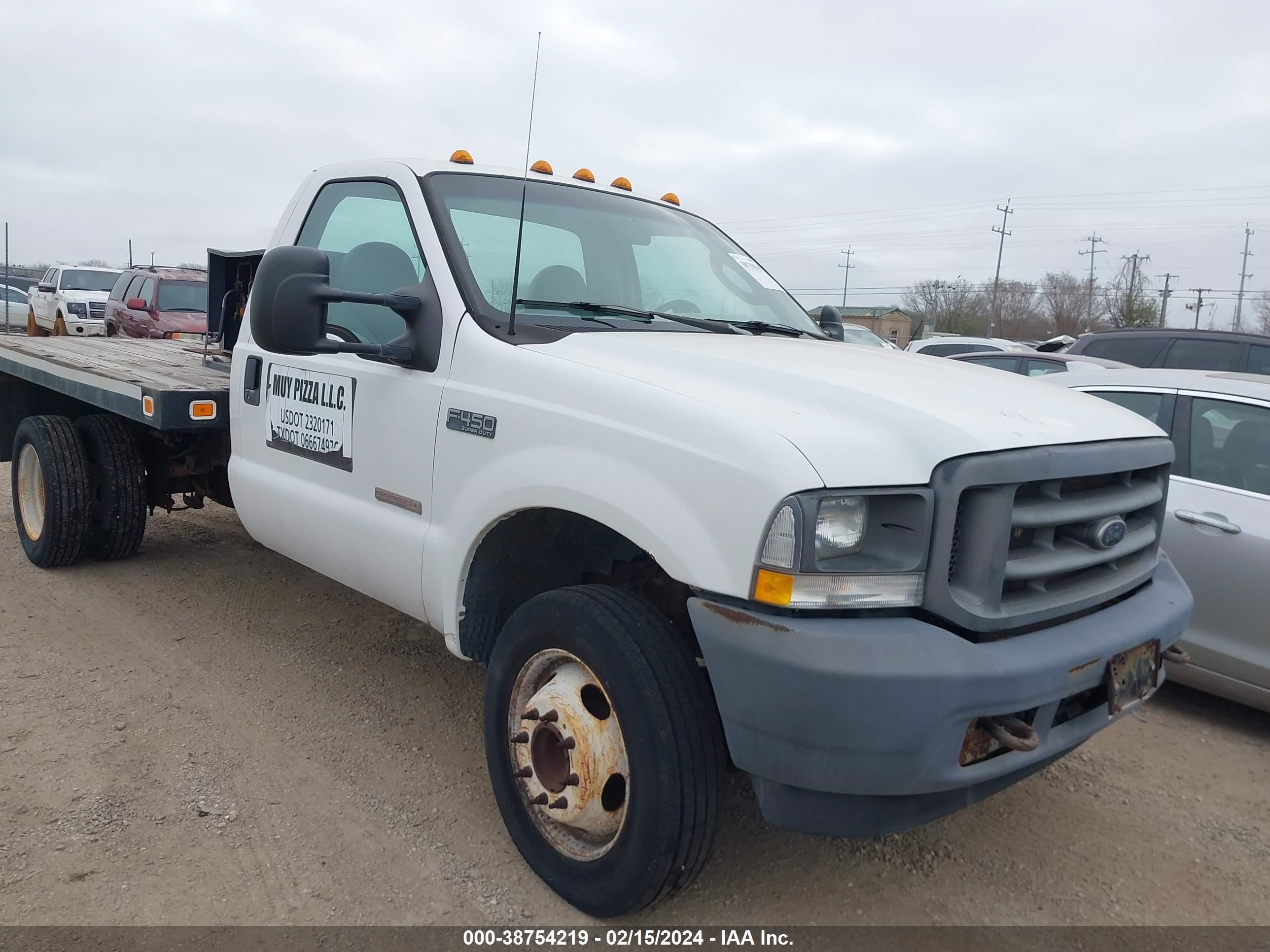 FORD F450 2003 1fdxf46p53ec54718