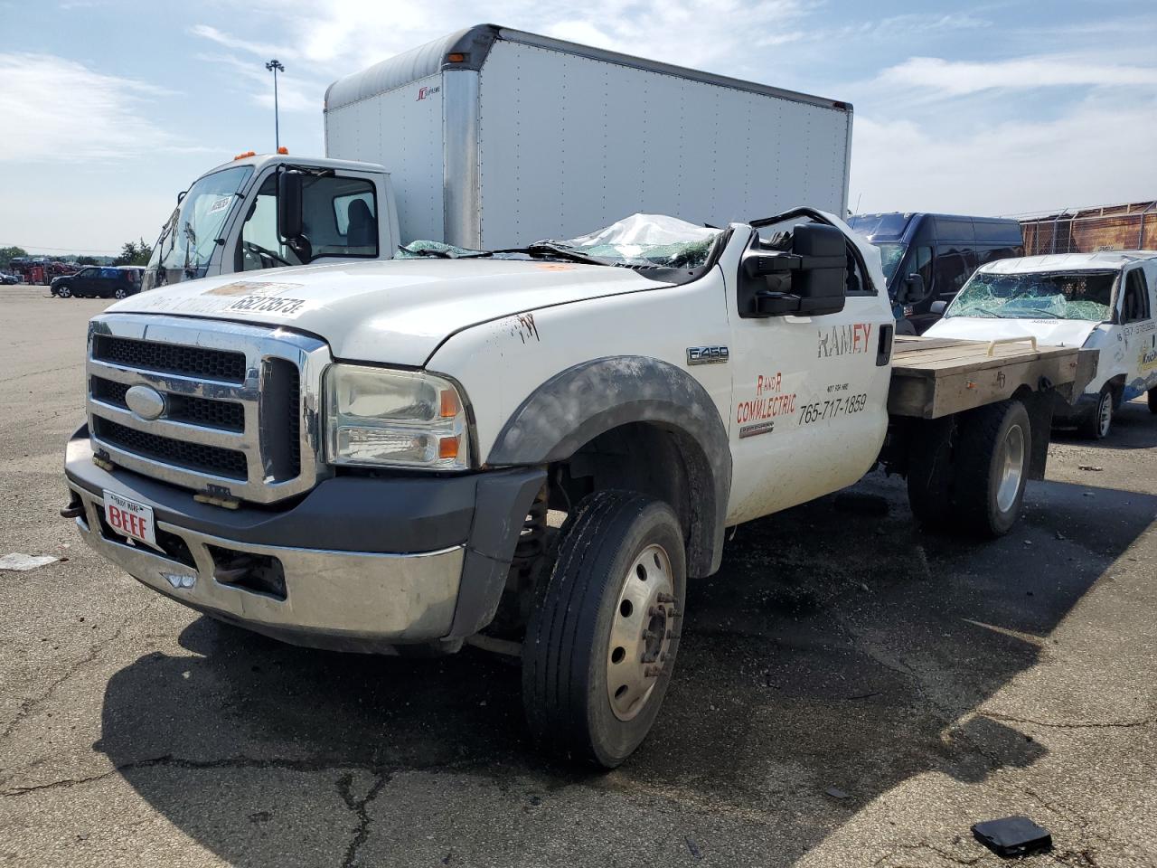 FORD F450 2005 1fdxf46p55eb31536