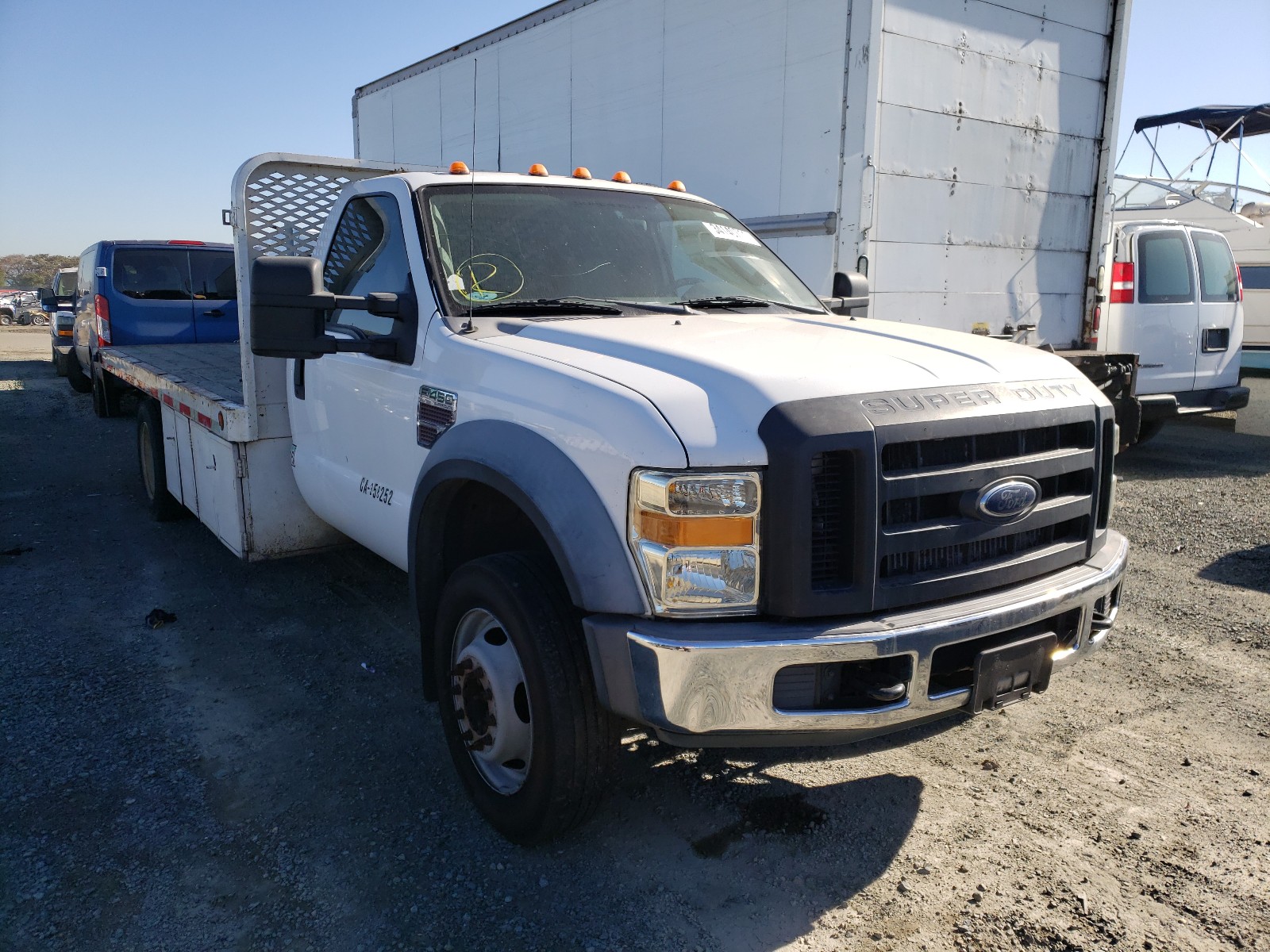 FORD F450 SUPER 2008 1fdxf46r28ea12820