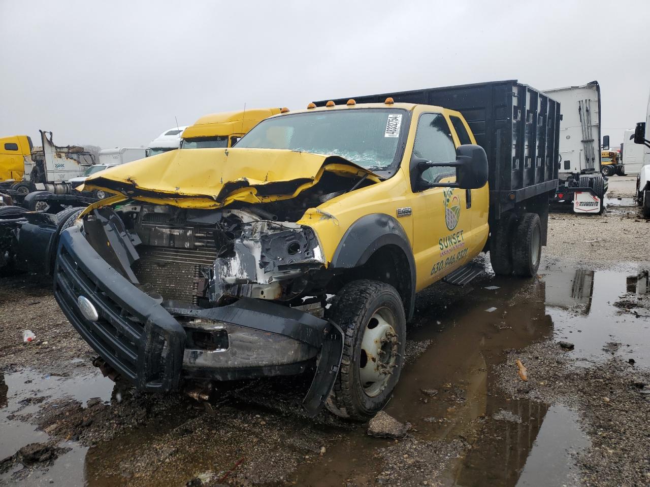 FORD F450 2007 1fdxx47p47eb47810