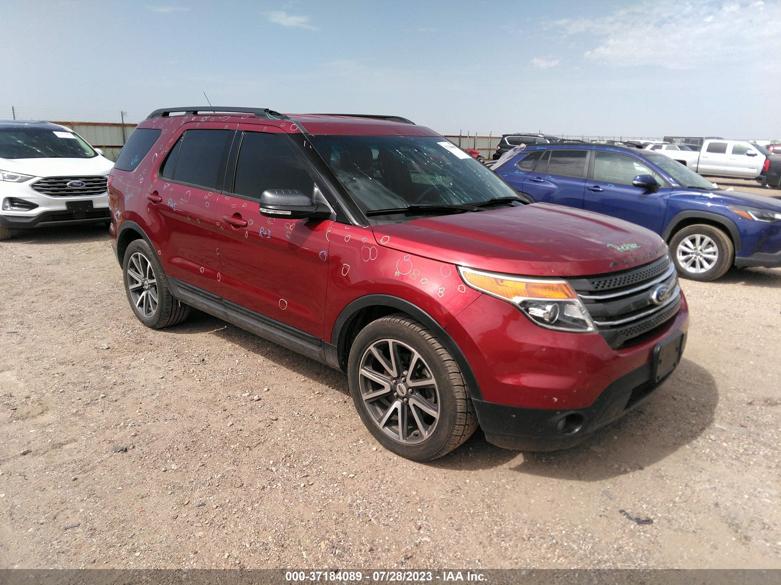 FORD EXPLORER 2015 1fm5k7d82fga76730