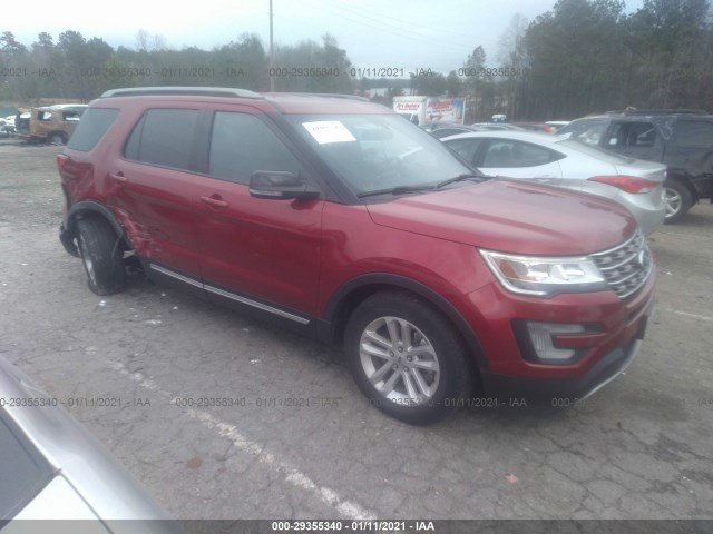 FORD EXPLORER 2017 1fm5k7d88hgd09609