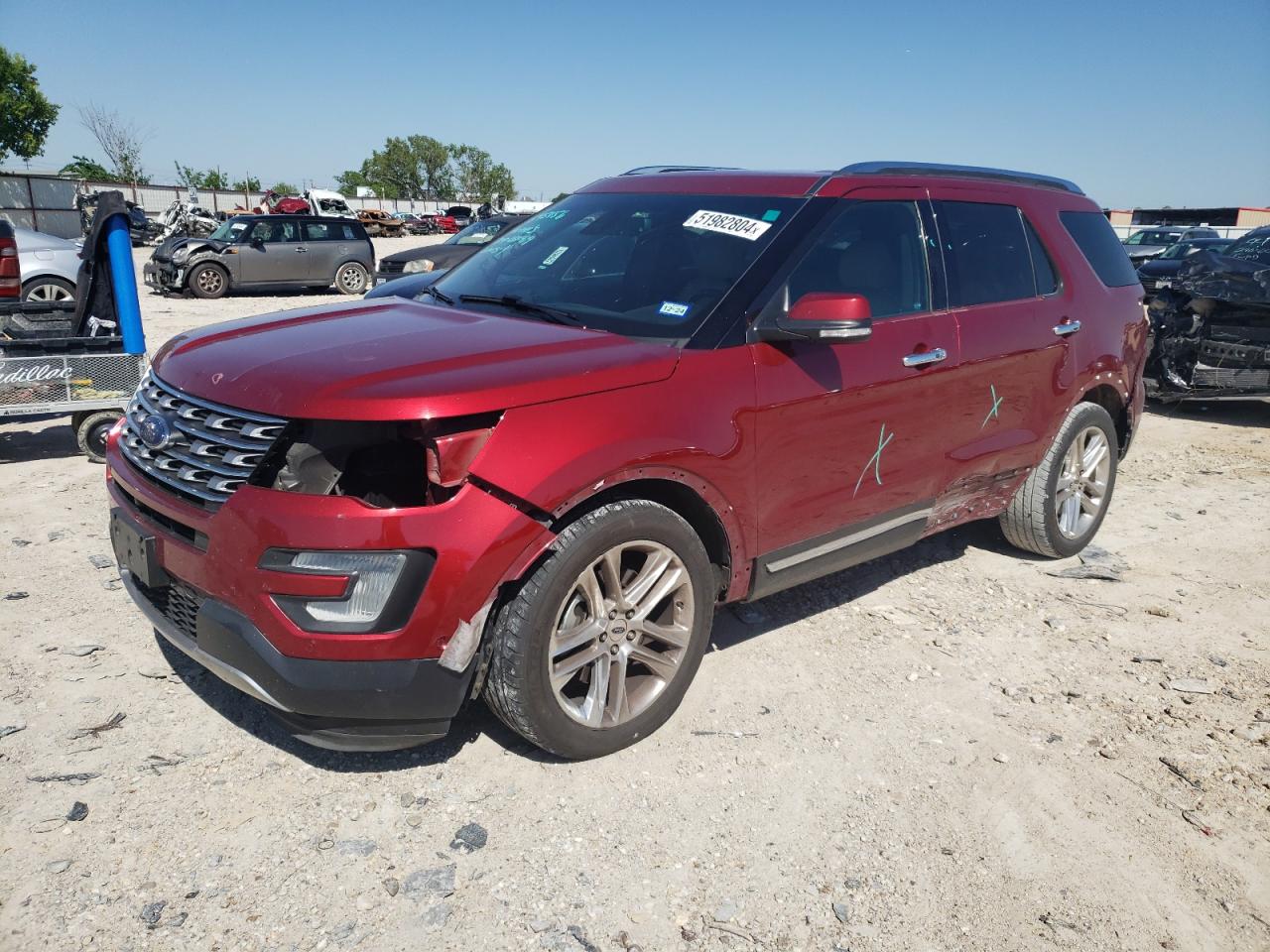 FORD EXPLORER 2016 1fm5k7f80ggc21925