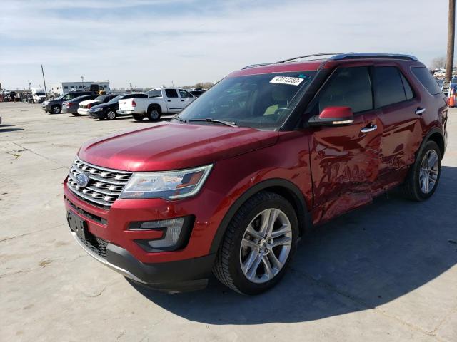 FORD EXPLORER L 2017 1fm5k7f81hga22318