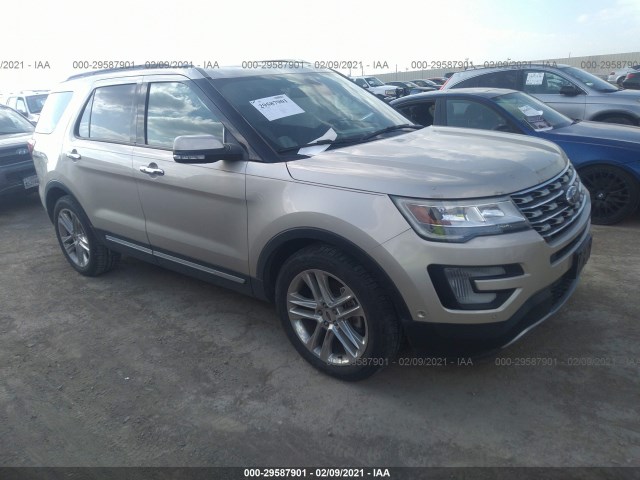 FORD EXPLORER 2017 1fm5k7f86hgd49264