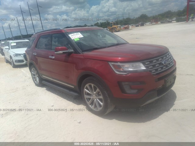 FORD EXPLORER 2017 1fm5k7f86hge33830