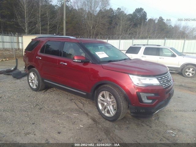 FORD EXPLORER 2017 1fm5k7f88hga31517