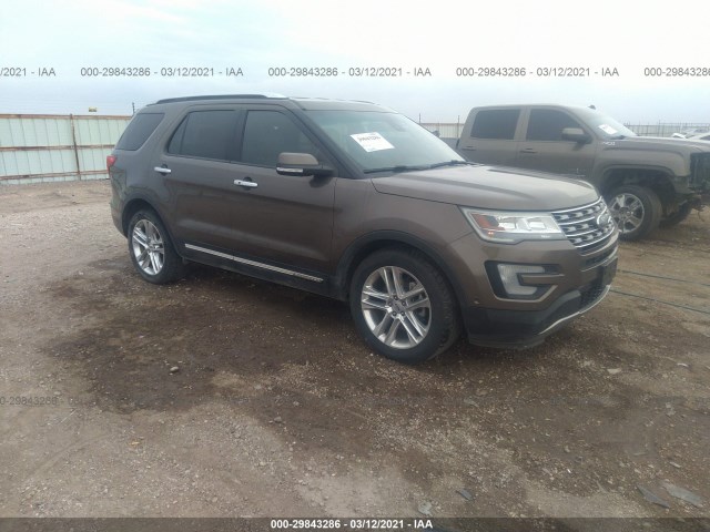 FORD EXPLORER 2016 1fm5k7fh0ggc40233