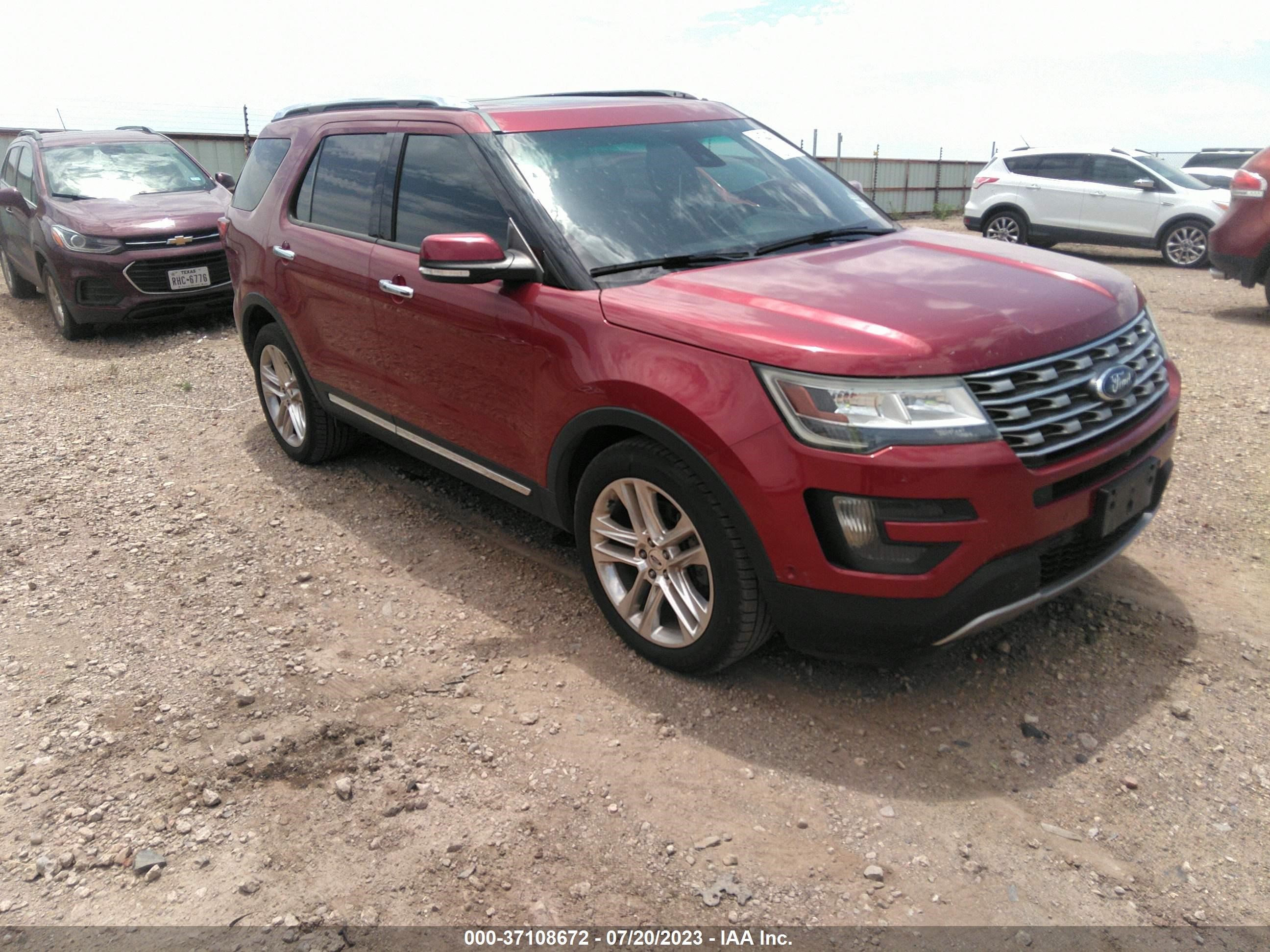 FORD EXPLORER 2016 1fm5k7fhxggb41466