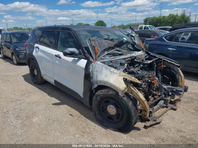 FORD POLICE INTERCEPTOR UTILITY 2021 1fm5k8ab2mga43312