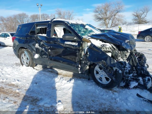 FORD POLICE INTERCEPTOR UTILITY 2021 1fm5k8ab2mgb83571