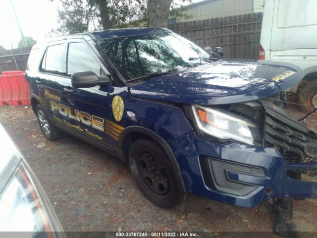 FORD UTILITY POLICE 2016 1fm5k8ar1ggd17374