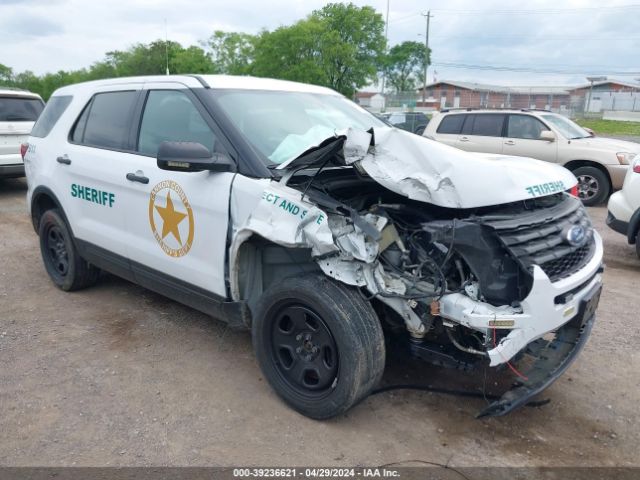 FORD POLICE INTERCEPTOR UTILITY 2018 1fm5k8ar1jgc43333