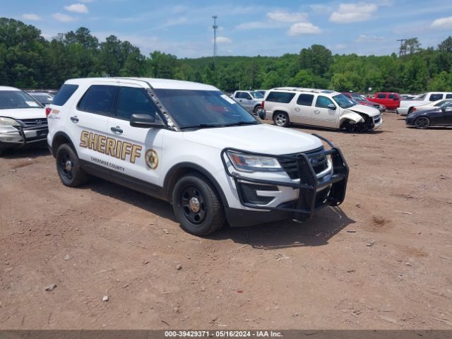 FORD POLICE INTERCEPTOR UTILITY 2018 1fm5k8ar1jgc74243