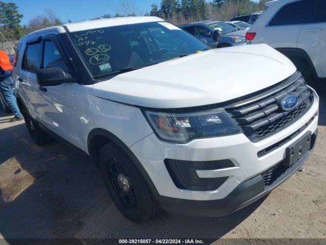 FORD UTILITY POLICE INTERCEPTOR 2017 1fm5k8ar2hga37545