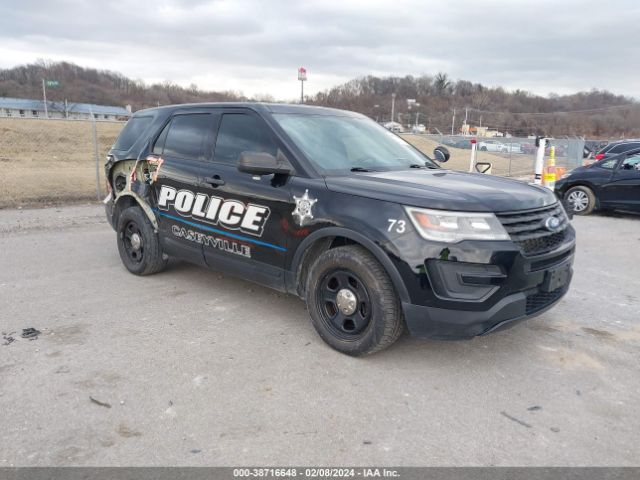 FORD UTILITY POLICE INTERCEPTOR 2017 1fm5k8ar6hge00798