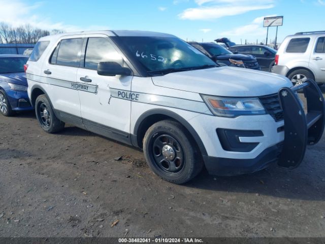 FORD UTILITY POLICE INTERCEPTOR 2017 1fm5k8ar8hgb55356