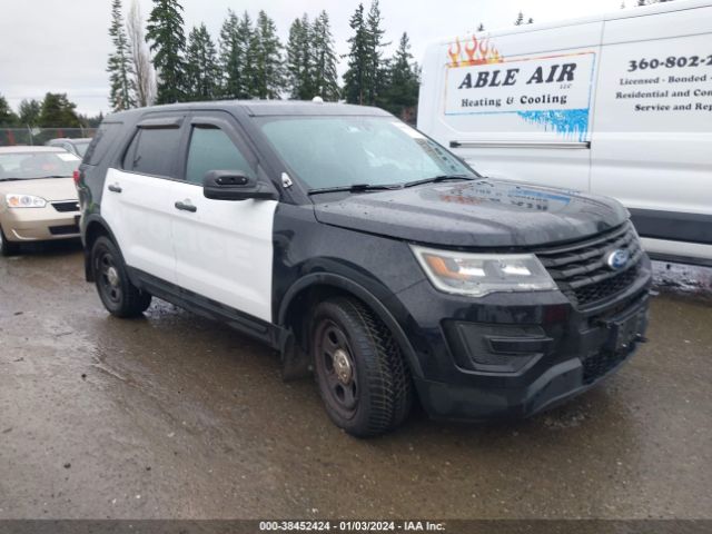 FORD UTILITY POLICE INTERCEPTOR 2017 1fm5k8ar8hgc07911