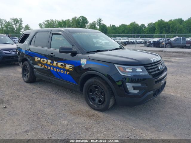 FORD POLICE INTERCEPTOR UTILITY 2018 1fm5k8ar8jgb34352