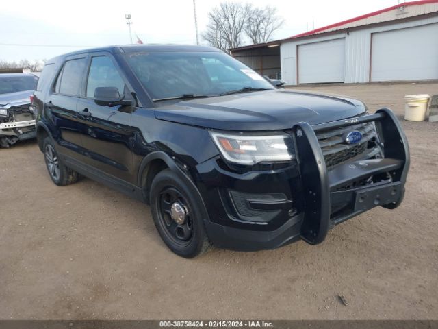 FORD UTILITY POLICE INTERCEPTOR 2016 1fm5k8arxggd31791